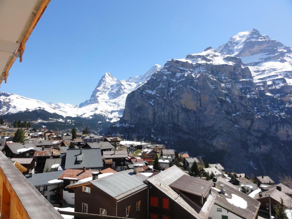 Chalet Schoenbuehl Mürren Exterior foto
